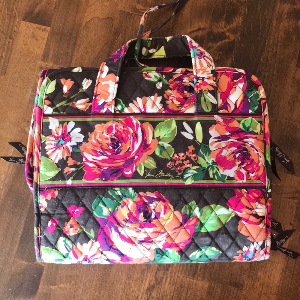 Vera Bradley Hanging Travel Bathroom Organizer